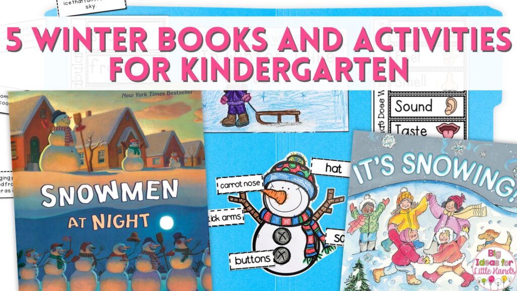 Students will love these 5 winter books and activities for kindergarten.