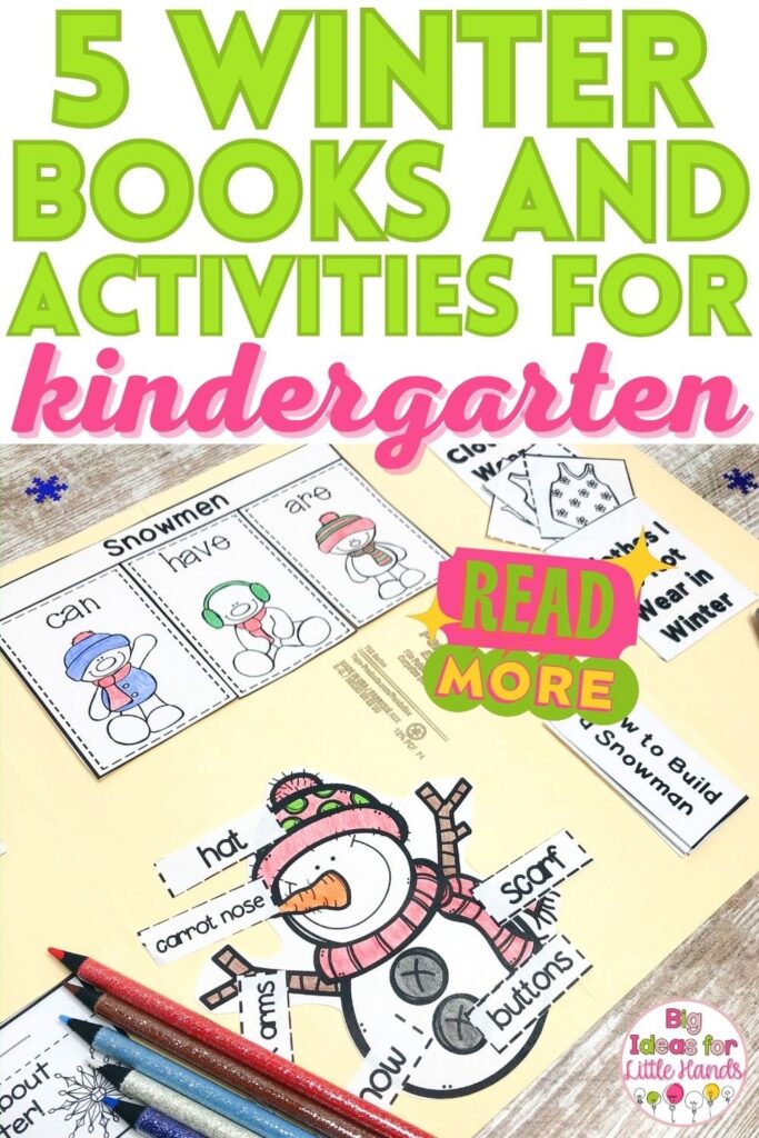 Looking for fun winter books and activities for kindergarten? These 5 winter read-alouds are paired with engaging winter lapbook activities that make literacy practice fun and hands-on. Perfect for kindergarten winter lesson plans, reading centers, and classroom activities that keep young learners engaged all season long.