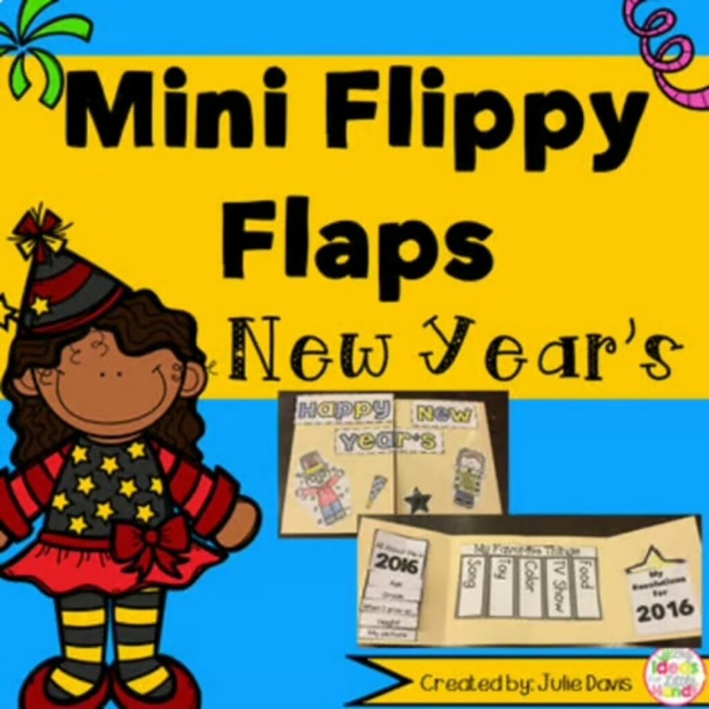 Be sure to grab the New Year's Lapbook Freebie to save you after winter break.