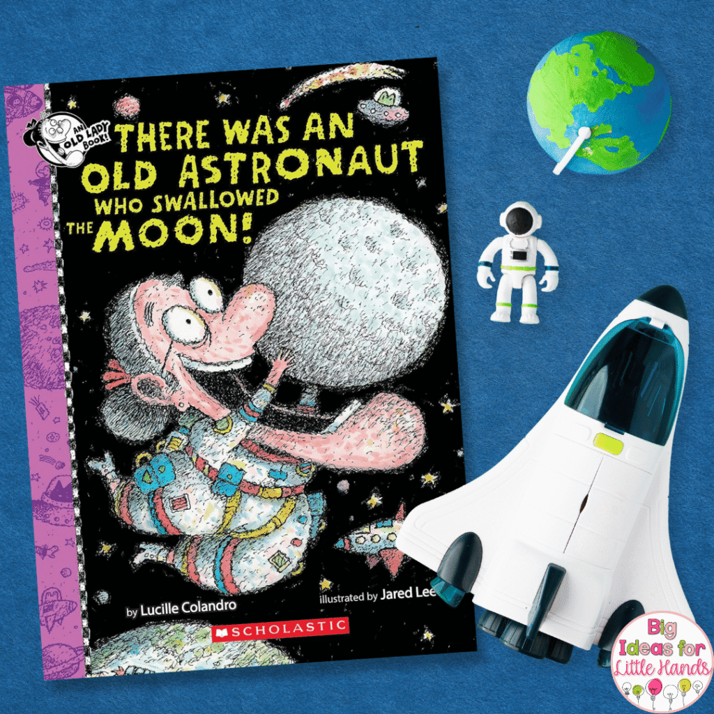 There was an Old Astronaut that Swallowed the Moon is a great picture book for teaching about space.