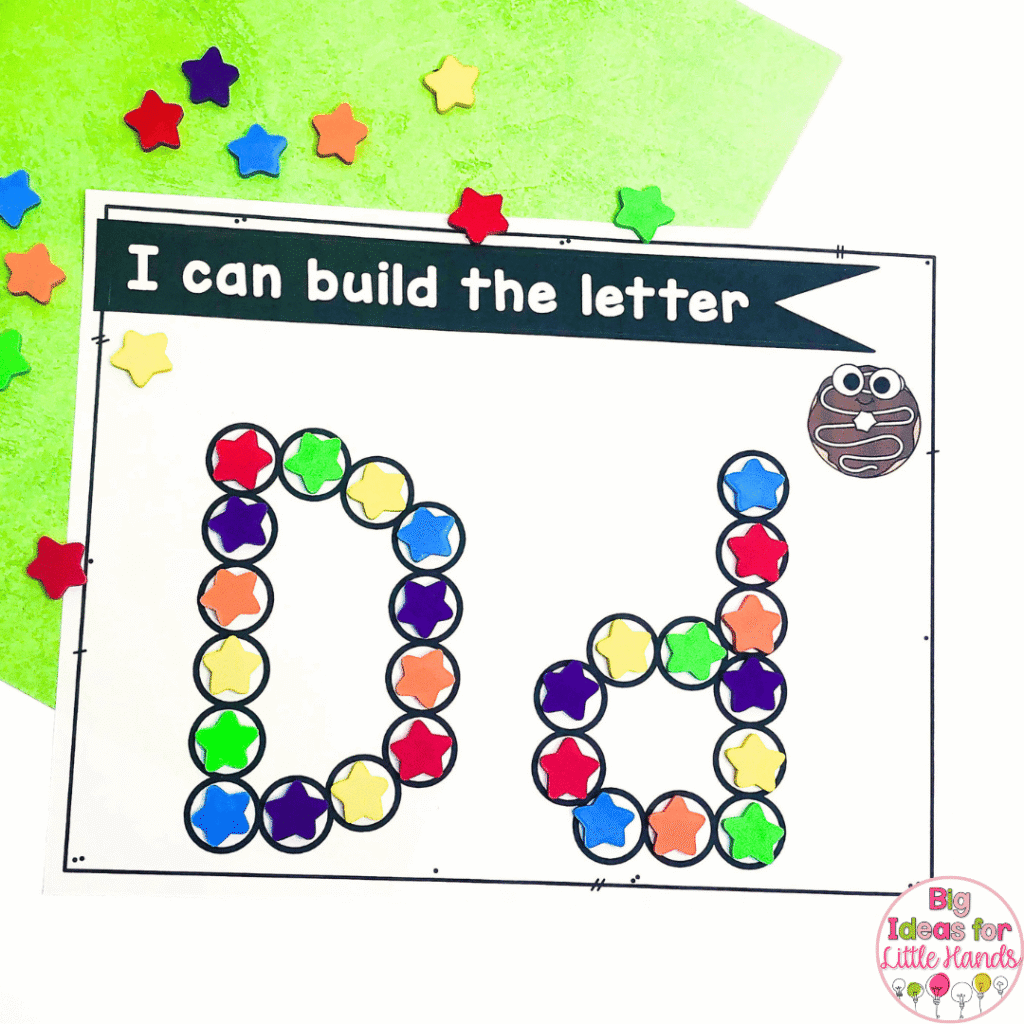 Don't forget to grab and prep your free alphabet mats.