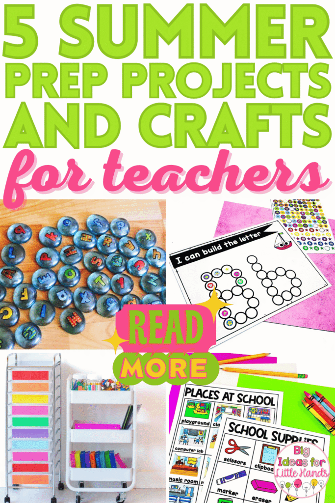 Get your classroom ready before back-to-school season with these 5 easy summer prep projects and crafts for teachers. From simple DIY classroom ideas to time-saving organization projects, these creative activities help you prepare your classroom while enjoying a fun and productive summer break.