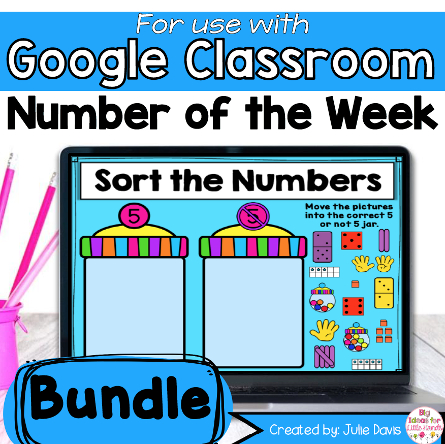 Help your students learn numbers and number sense skills with the Number of the Week activities.