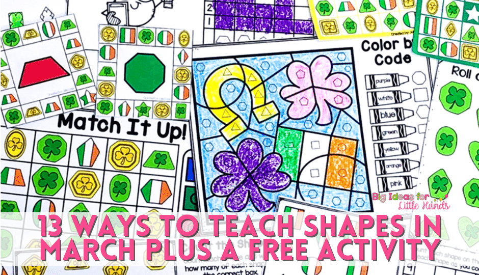 Learning Shapes Activities: Shape Fishing - Stay Classy Classrooms