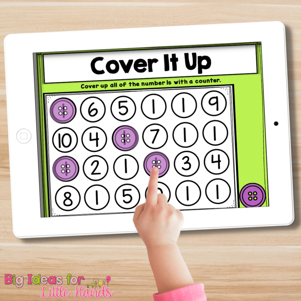 Students can practice identifying the number with this digital Number of the Week activity