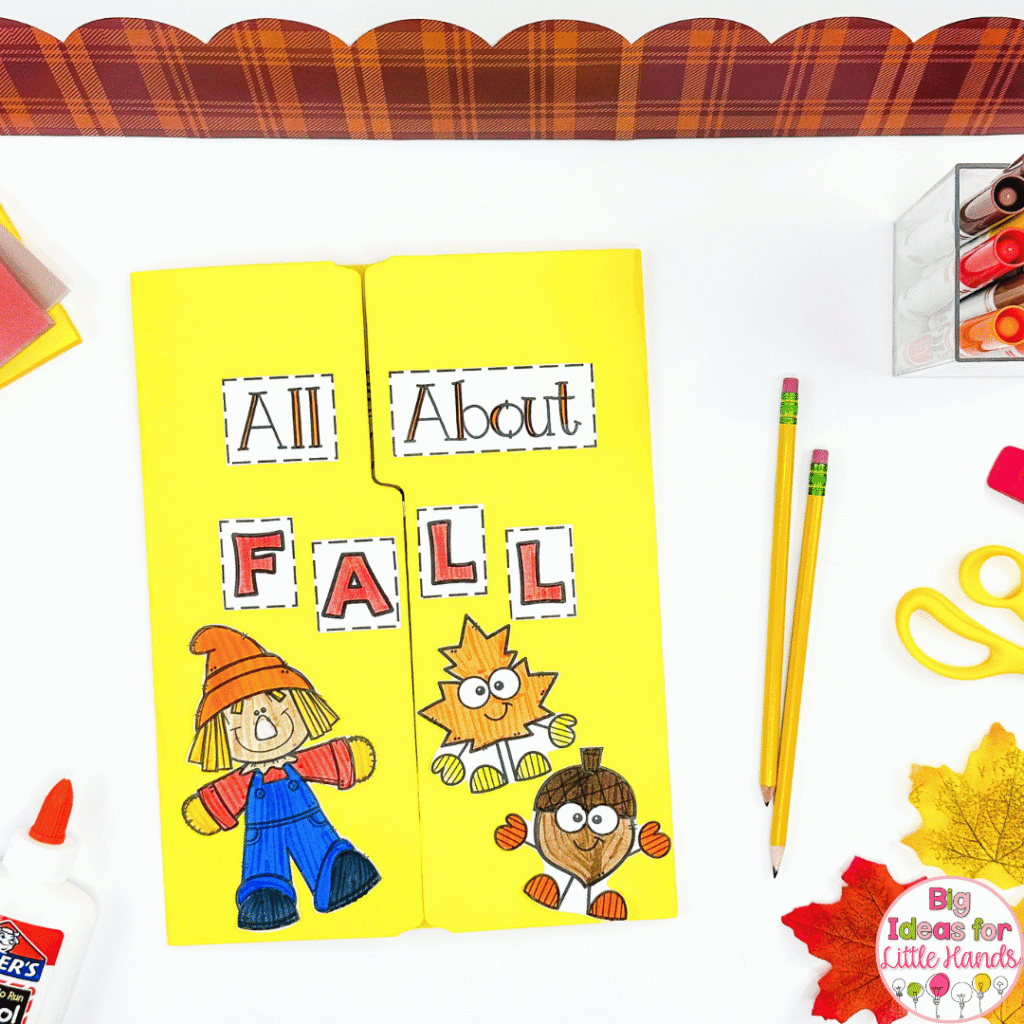 A lapbook is like an interactive notebook but for one unit or lesson. This fall science lapbook connects the autumn season with science.