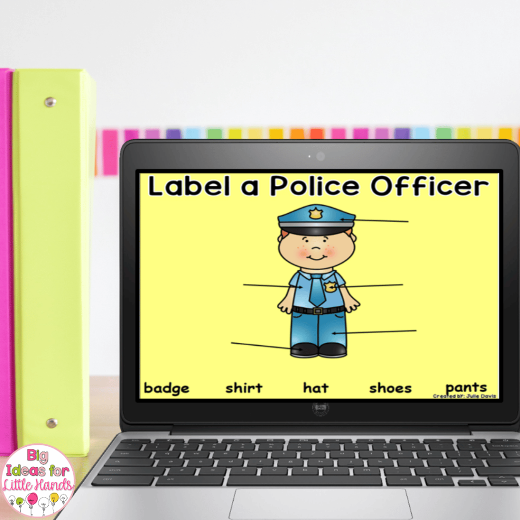 This interactive digital notebook is the perfect way to teach students all about community helpers like firefighters, police officers, doctors and more!