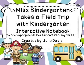 This resource includes a variety of language arts, community helper, and math activities to go with the book Miss Bindergarten Takes a Field Trip