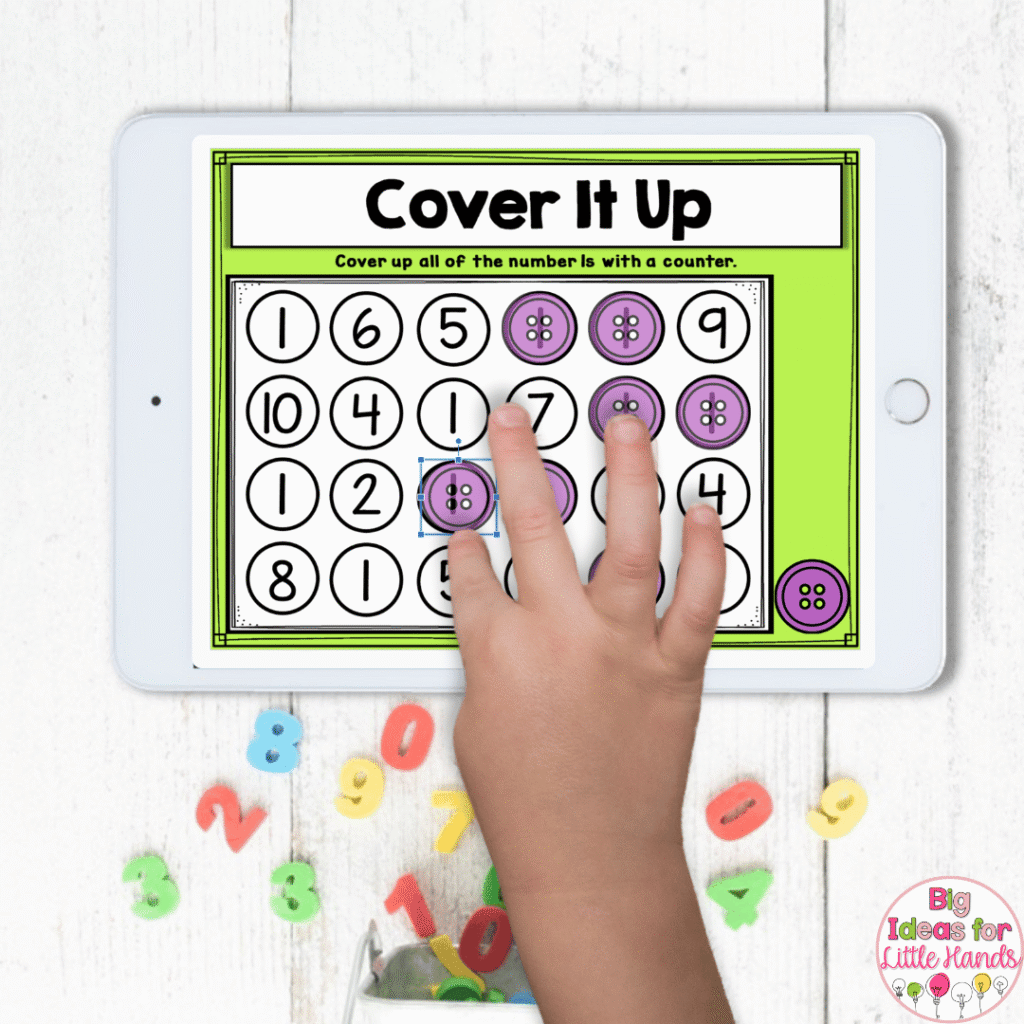 Students can practice identifying the number with this digital Number of the Week activity.