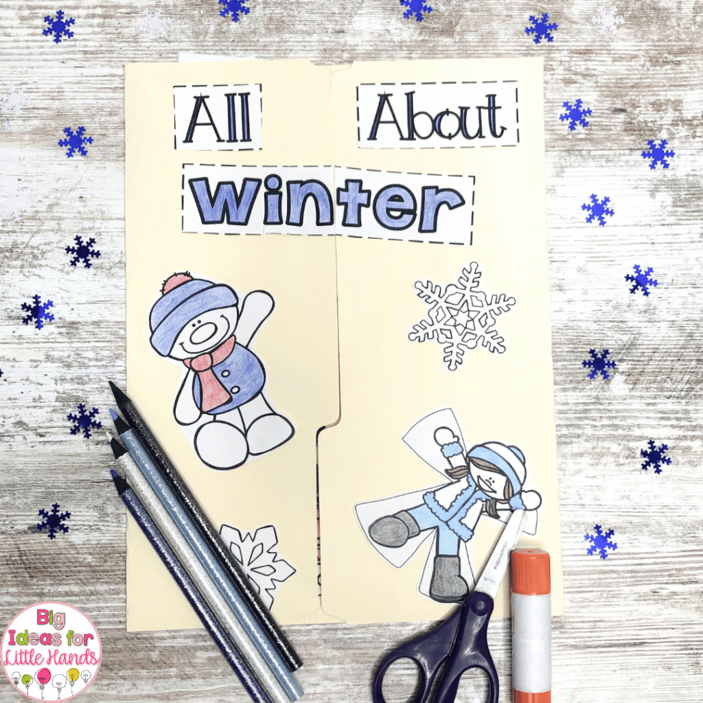 Students can learn all about winter by completing the activities in this winter lapbook.