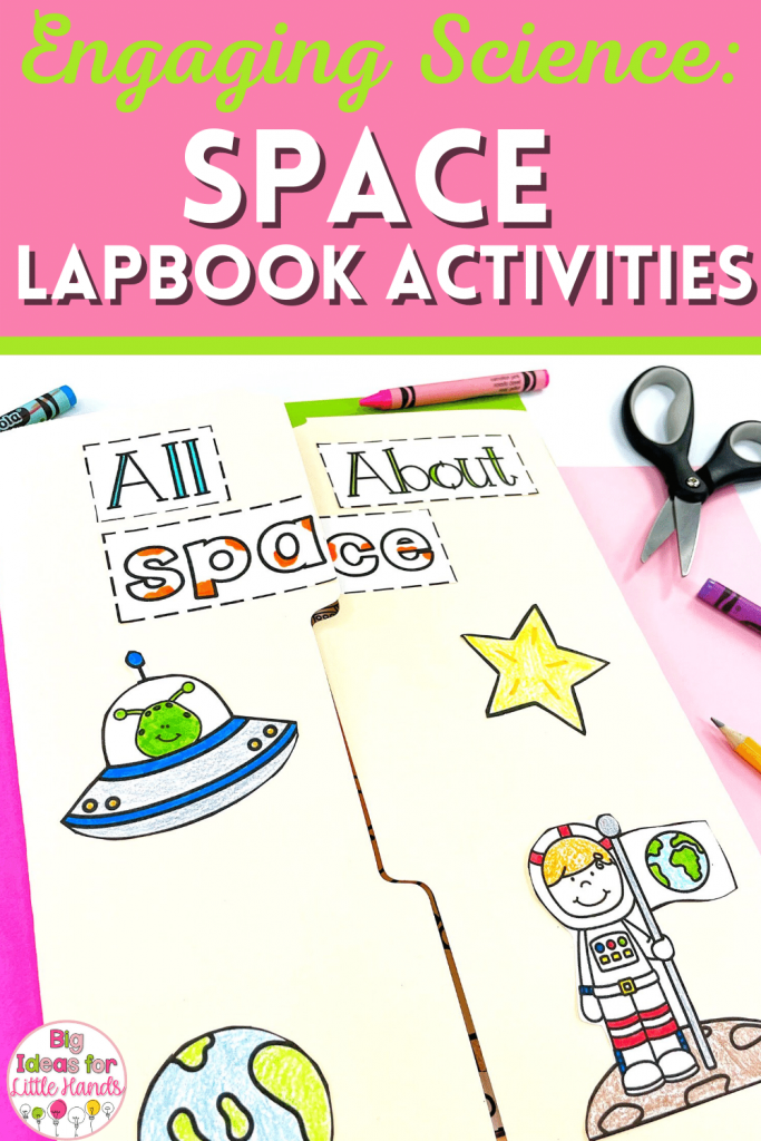 Your students will love learning about space with these space lapbook activities.  Students will dive into learning about the sun, moon, stars, planets and astronauts.  Filled with science and language arts activities your primary students will love