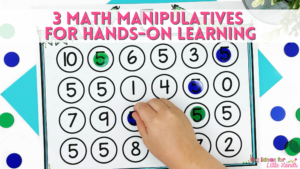 These fun and engaging math manipulatives are a great way to get some hands on learning while practicing important math skills.