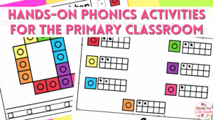 Using phonics manipulatives is a great way to keep your students engaged and having fun while practicing important phonics skills.