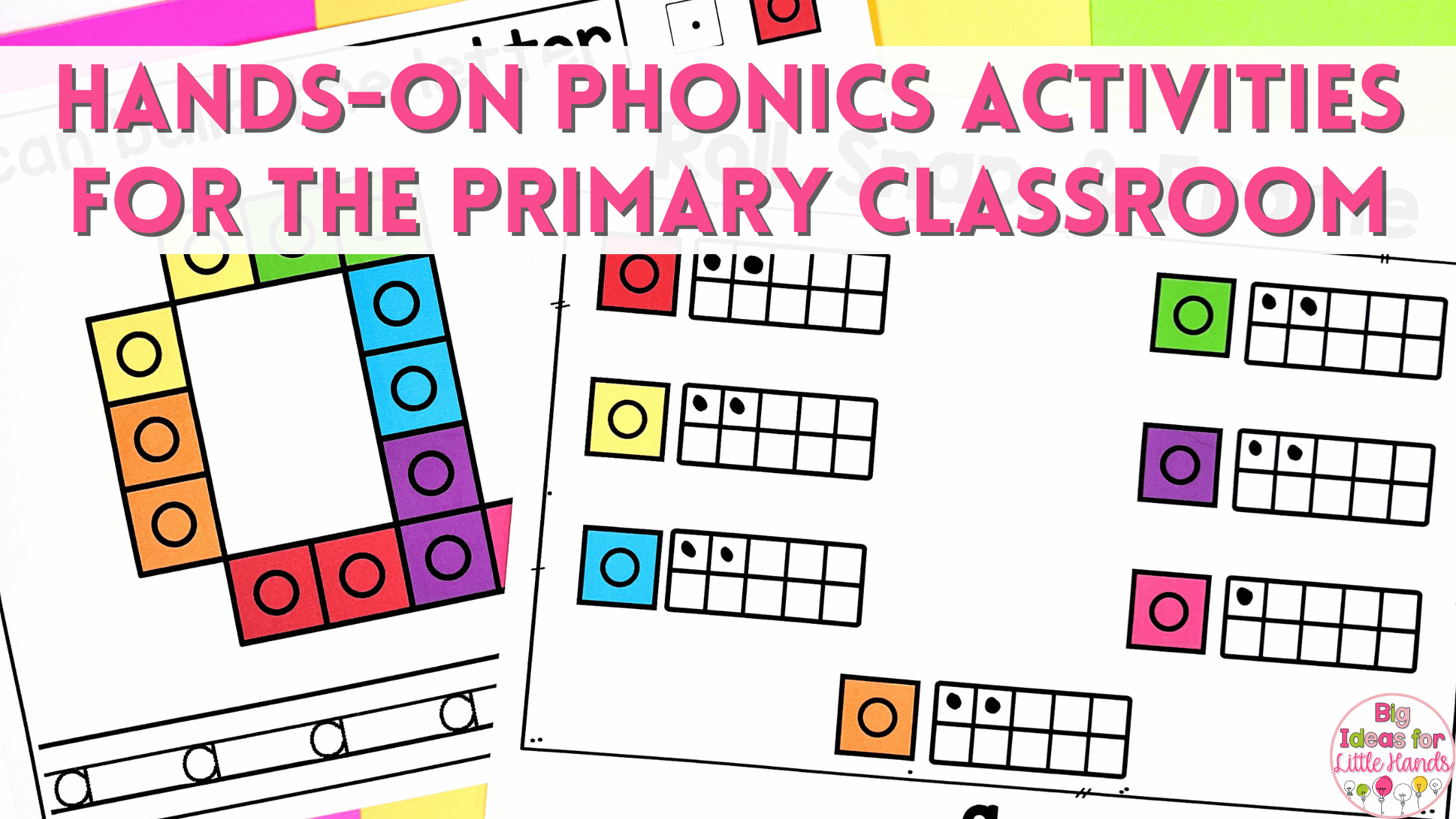 Using phonics manipulatives is a great way to keep your students engaged and having fun while practicing important phonics skills.