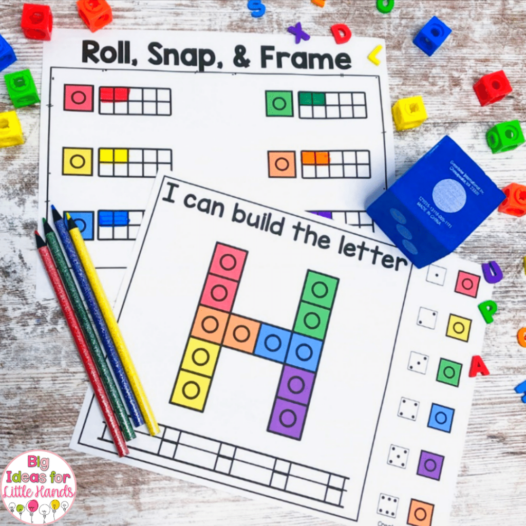 Your students will love these snap cube letter building phonics activities with a little math twist too!