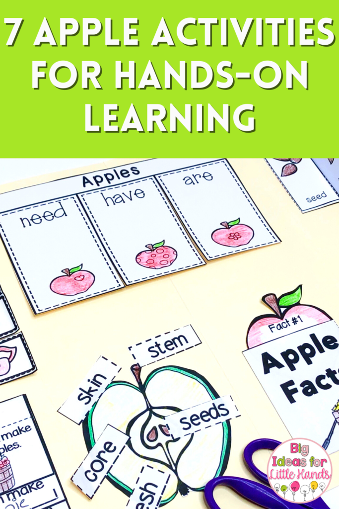 Learning all about apples, their parts, facts, life cycle, and more is fun and easy with this engaging lapbook activity your students will love.Use these fun and engaging hands-on learning activities to teach your students all about apples. Whether you are working on a life science unit or focusing on apples during the fall season, these apple activities are just what you need in a primary classroom. #appleactivities #lapbooks #applelapbook #handsonactivities #kindergartenscience #apples