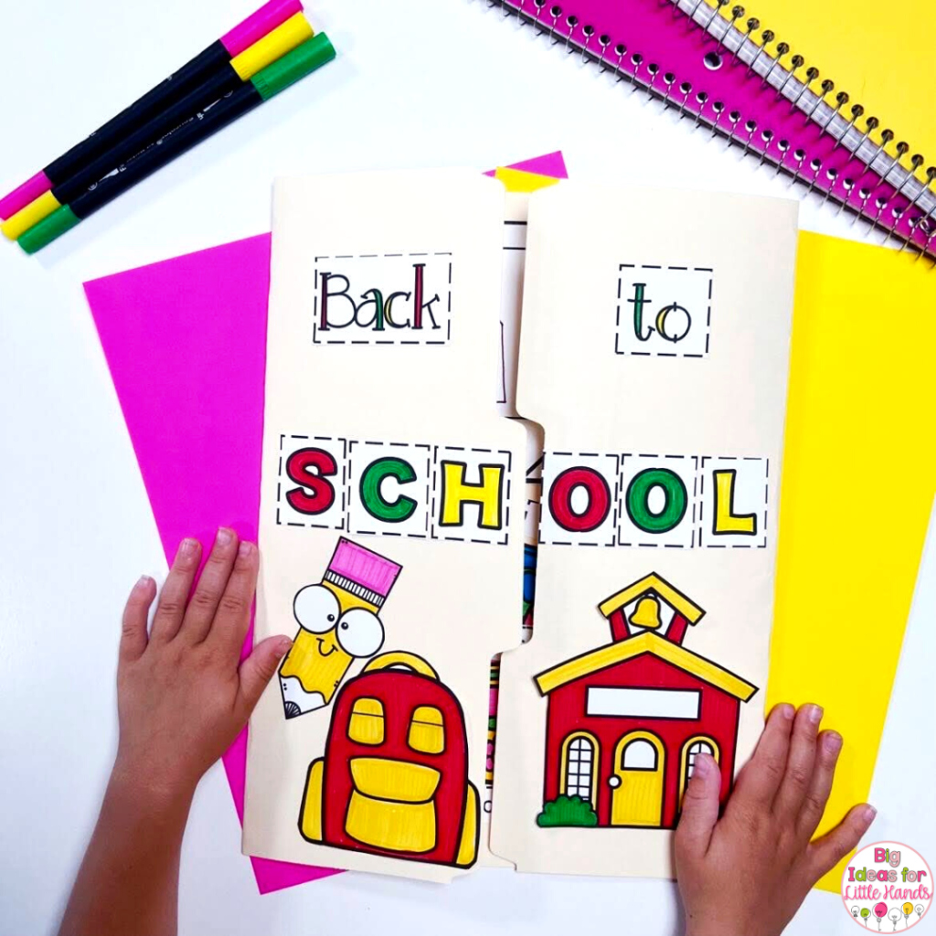 Using a lapbook like this helps students learn all about a specific subject with interactive and engaging activities they will love.  These back-to-school lapbooks will be a hit with your students!