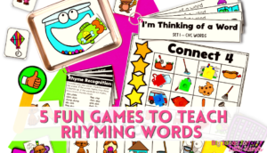 Teach your kiddos all about rhyming words with these fun and engaging games they will love!