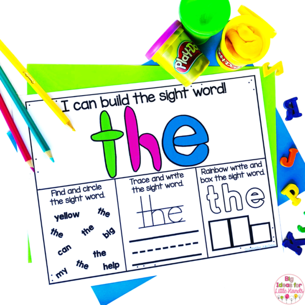 5 Fun Early Finisher Activities for the Kindergarten Classroom - Big ...