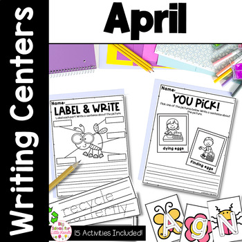 Celebrate all things spring with these fun and engaging low prep spring writing center ideas your students will love!