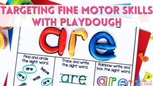 Fine motor skills are not only easy to teach, but also fun for your students to practice with these playdough activities they will love.