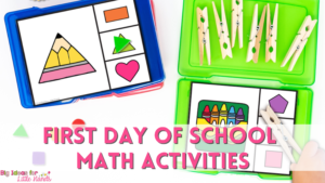 Get your students set for an exciting year of math with these first day of school math activities they will love!
