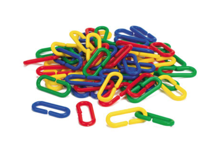 These rainbow links are a great hands on manipulative for a variety of activities. A definite kindergarten classroom must have.