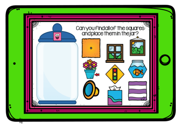 2D Shape Sorting Math Centers | Digital Game Boom Cards - Image 4