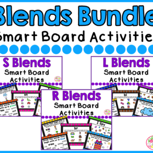 Blends Bundle Smart Board Activities Phonics and Sounds