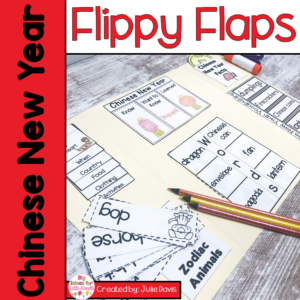 Chinese New Year Flippy Flaps Interactive Notebook Lapbook