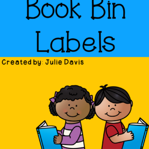 Library Book Basket Labels & Book Labels