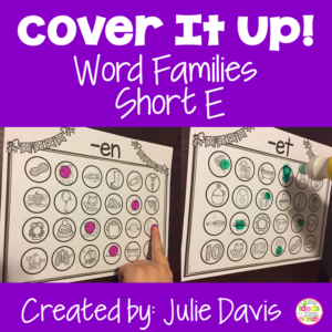 Word Families Activities Short E Worksheets