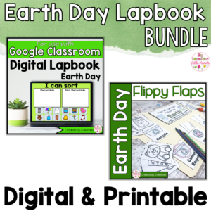 Earth Day Activities Interactive Notebook Digital and Printable Bundle