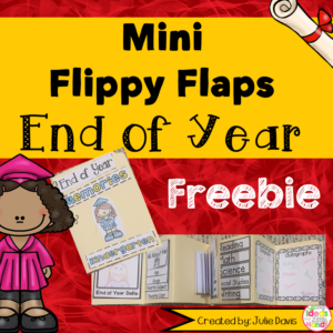 FREEBIE End of Year Memories Interactive Notebook Lapbook