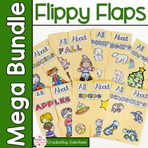 ENTIRE YEAR of Kindergarten Interactive Notebook and Lapbook Activities Bundle