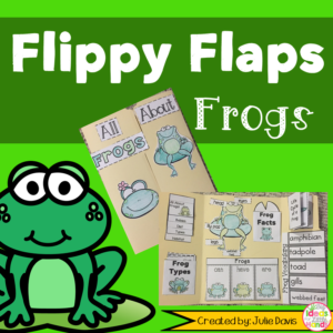 Frogs Activities Interactive Notebook Lapbook