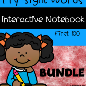 Sight Word First 100 Words Interactive Notebooks Bundle