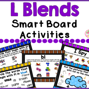 L Blends Smart Board Activities Phonics and Sounds