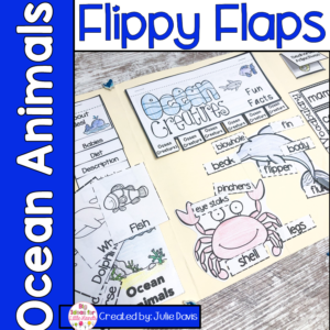 Ocean Animals Activities Interactive Notebook Lapbook