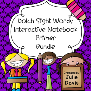 Primer Sight Word Interactive Notebooks Bundle