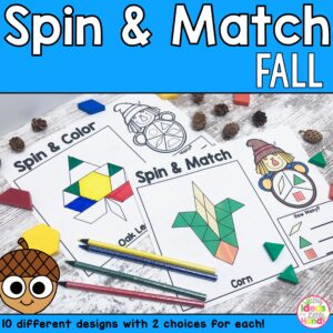 Pattern Blocks Mat Fall Math Center