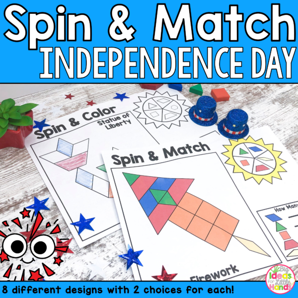 Pattern Blocks Mat Independence Day Math Center