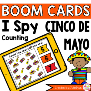 Cinco de Mayo Counting Digital Game Boom Cards