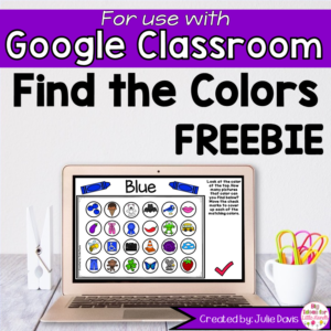 Colors Matching FREEBIE Digital Game for Google Classroom