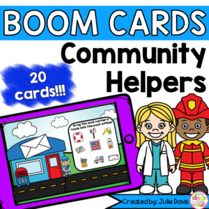 Community Helpers and Their Tools Digital Game Boom Cards