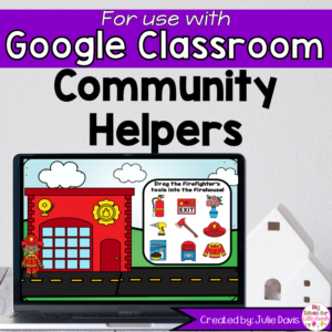 Community Helpers Digital Game for Google Classroom