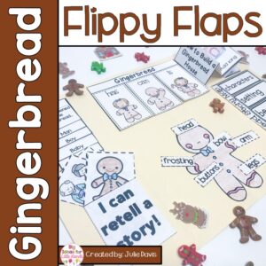Gingerbread Activities Interactive Notebook Lapbook