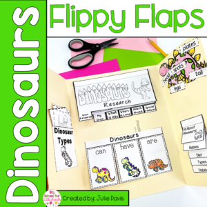 Dinosaur Mini Unit | Craft | Research Activities Interactive Notebook Lapbook