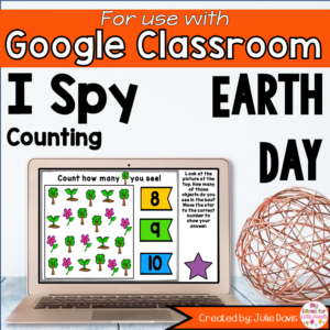 Earth Day Digital Counting Game for Google Classroom
