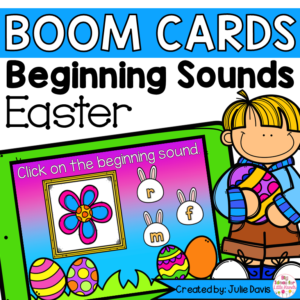 Easter Beginning Sounds | Digital Game Boom Cards